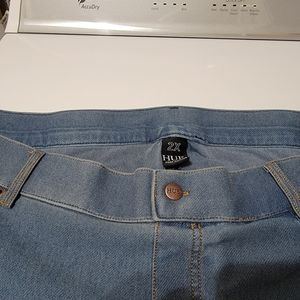 HUE LIGHT BLUE DENIM LEGGINGS